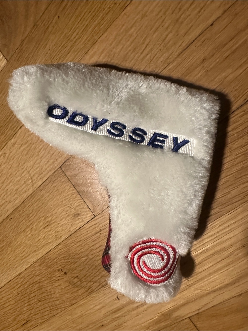 Odyssey White Plush Putter Headcover